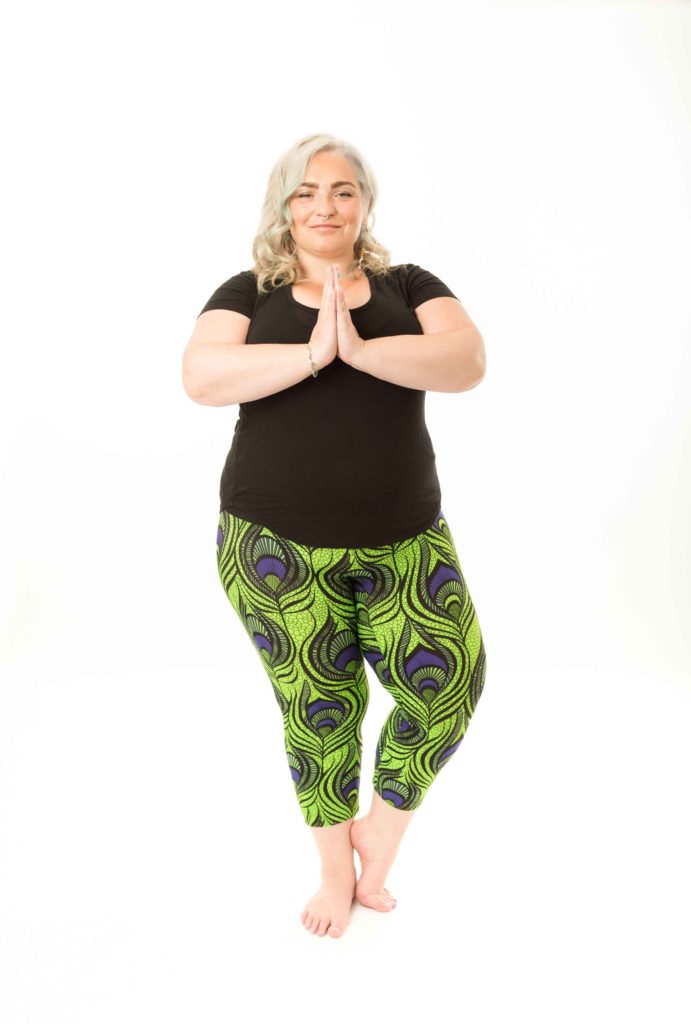 Plus size and slim girls making yoga poses Stock Photo by ©gsdonlin 87962532