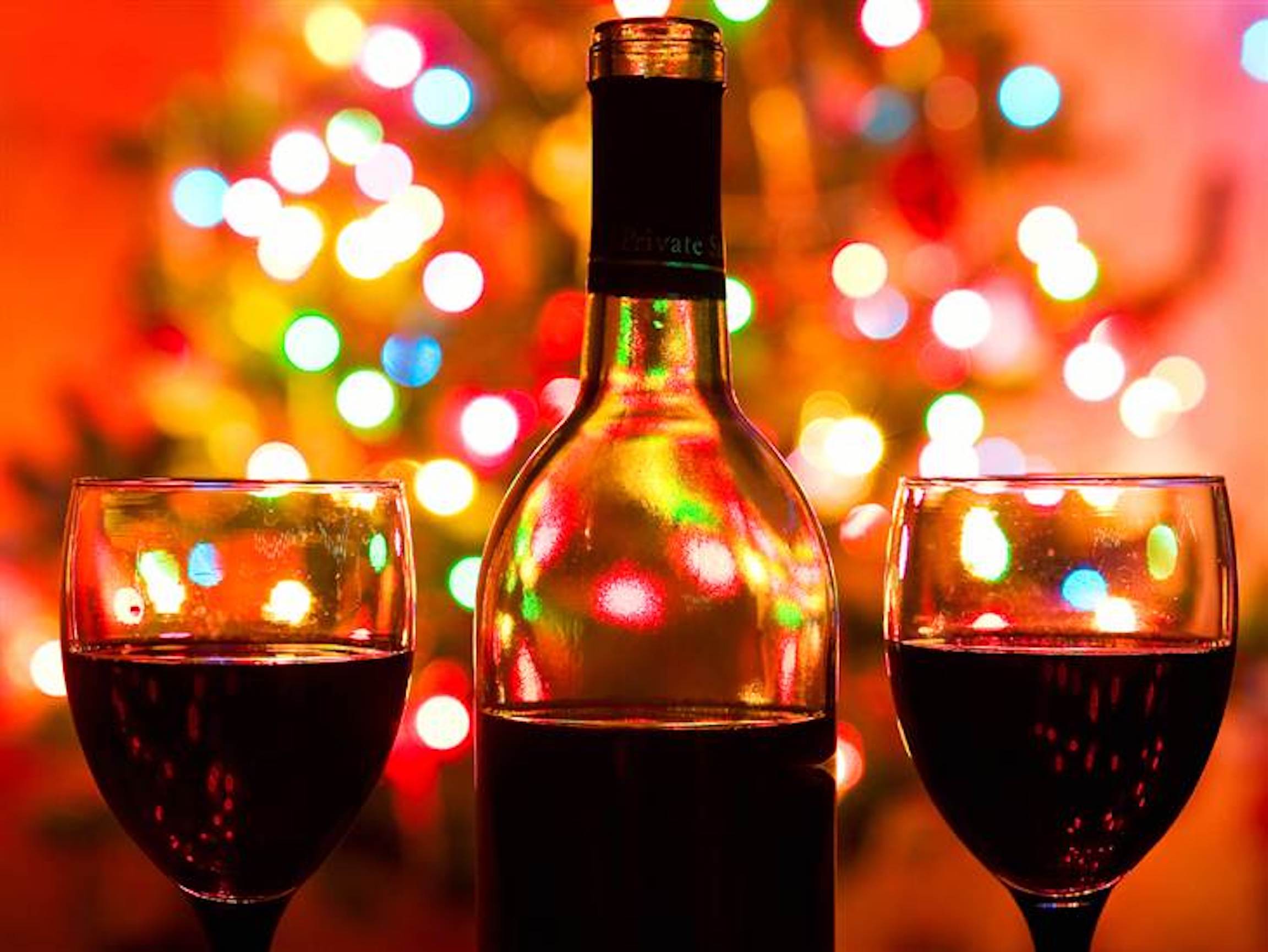 Вино на новогоднем столе